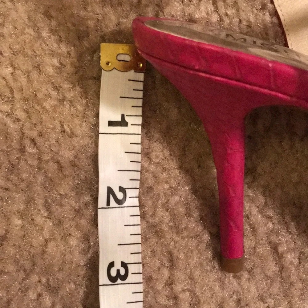 Michael Kors Hot Pink Strappy Heeled Sandals